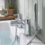Duchy Penrose Chrome Pillar Mounted Bath Shower Tap (inc Bracket, Handset and Hose) | Thumbnail Image