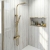Duchy Piran Brushed Brass Complete Mixer Shower with Fixed Head and Handset | Thumbnail Image