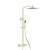 Duchy Piran Brushed Brass Complete Mixer Shower with Fixed Head and Handset | Thumbnail Image