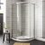 Duchy Spring Offset Quadrant 2 Doors Shower Enclosure 1000mm x 800mm - 6mm Clear Glass