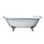 Duchy Traditional Roll Top Oval Freestanding Bath with Legs - 1700mm x 800mm