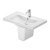 Duravit D-Code Basin and Semi Pedestal 800mm Wide - 1 Tap Hole