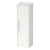 Duravit D-Code 400mm 1-Door Right Hand Opening Tall Unit with Chrome Handle - Matt White | Thumbnail Image