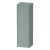 Duravit D-Code 400mm 1-Door Right Hand Opening Tall Unit with Chrome Handle - Fjord Green | Thumbnail Image