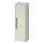 Duravit D-Code 400mm 1-Door Right Hand Opening Tall Unit with Black Handle- Pale Green