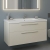 Duravit D-Code Wall Hung 2-Drawer Vanity Unit with Basin and Chrome Handle 1000mm Wide - Pale Green | Thumbnail Image