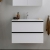 Duravit Durapoint 2-Drawer Wall Hung Short Projection Vanity Unit with Basin 600mm Wide | Thumbnail Image