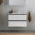Duravit Durapoint 2-Drawer Wall Hung Console Vanity Unit with Basin 850mm Wide | Thumbnail Image