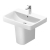 Duravit No.1 Basin and Semi Pedestal 650mm Wide - 1 Tap Hole