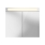 Duravit No.1 LED 2-Door Mirror Bathroom Cabinet 700mm H x 800mm W - Matt White
