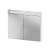 Duravit No.1 LED 2-Door Mirror Bathroom Cabinet 700mm H x 800mm W - Matt White