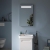 Duravit No.1 LED Bathroom Mirror 700mm H x 450mm W - Matt White