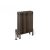 EcoRad Legacy Bare Metal Lacquer 4-Column Radiator 600mm High x 519mm Wide 11 Sections