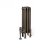 EcoRad Legacy Bare Metal Lacquer 4-Column Radiator 600mm High x 204mm Wide 4 Sections