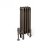 EcoRad Legacy Bare Metal Lacquer 4-Column Radiator 600mm High x 249mm Wide 5 Sections
