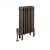 EcoRad Legacy Bare Metal Lacquer 4-Column Radiator 600mm High x 384mm Wide 8 Sections