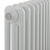 EcoRad Legacy White 3-Column Radiator 600mm High x 294mm Wide 6 Sections