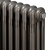 EcoRad Legacy Bare Metal Lacquer 3-Column Radiator 600mm High x 699mm Wide 15 Sections