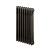 EcoRad Legacy Bare Metal Lacquer 3-Column Radiator 600mm High x 384mm Wide 8 Sections