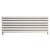 EcoRad Oval Tube Single Horizontal Radiator 420mm High x 1020mm Wide 7 Sections White