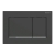 Geberit Omega30 Dual Flush Plate - Matt Black/Gloss Chrome | Thumbnail Image
