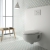 Geberit Selnova Rimless Semi-Shrouded Wall Hung Toilet - Quick Release Soft Close Seat