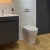 Geberit Selnova Rimless Shrouded Back to Wall Toilet - Quick Release Soft Close Seat