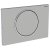 Geberit Sigma10 Anti Vandal Single Flush Plate - Stainless Steel Brushed