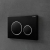 Geberit Sigma20 Dual Flush Plate Black/Gloss Chrome