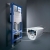 Geberit Sigma WC Toilet Frame 1120mm With 120mm Sigma Cistern Pre-Wall Blue