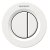 Geberit Type 01 Dual Flush Plate Button for 120mm and 150mm Concealed Cistern - Alpine White