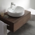 Geberit VariForm Lay-On Round Countertop Basin 450mm Wide - 1 Tap Hole