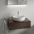 Geberit VariForm Lay-On Round Countertop Basin 450mm Wide - 1 Tap Hole