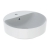 Geberit VariForm Lay-On Round Countertop Basin 450mm Wide - 1 Tap Hole