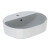 Geberit VariForm Lay-On Elliptic Countertop Basin 500mm Wide - 1 Tap Hole
