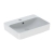 Geberit VariForm Lay-On Rectangular Countertop Basin 600mm Wide - 1 Tap Hole