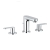 Grohe Eurosmart Cosmo 3-Hole Basin Mixer Tap Dual Handle with Pop Up Waste - Chrome