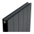 Heatwave Ascot Double Vertical Aluminium Radiator 1800mm H x 612mm W Anthracite - 6 Sections
