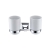 Heritage Chancery Double Tumbler and Holder - Chrome | Thumbnail Image