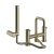 Heritage Dartmouth Bath Shower Mixer Tap - Brushed Brass | Thumbnail Image