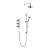 Heritage Dawlish Triple Concealed Mixer Shower with Shower Kit + Fixed Head - Chrome | Thumbnail Image