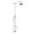 Heritage Dawlish Exposed Mixer Shower with Shower Kit + Fixed Head - Brushed Nickel | Thumbnail Image