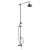 Heritage Dawlish Exposed Mixer Shower with Shower Kit + Fixed Head - Brushed Nickel | Thumbnail Image