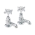 Heritage Dawlish Short Nose Basin Taps Pair - Chrome | Thumbnail Image