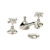 Heritage Dawlish 3-Hole Basin Mixer Tap with Pop up Waste - Vintage Gold | Thumbnail Image