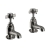 Heritage Dawlish Bath Taps Pair - Brushed Nickel | Thumbnail Image