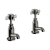 Heritage Dawlish Short Nose Basin Taps Pair - Brushed Nickel | Thumbnail Image