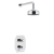 Heritage Glastonbury Dual Concealed Mixer Shower with Fixed Head - Chrome | Thumbnail Image