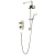 Heritage Glastonbury Dual Concealed Mixer Shower with Shower Kit + Fixed Head - Vintage Gold | Thumbnail Image