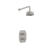 Heritage Glastonbury Dual Concealed Mixer Shower with Fixed Head - Brushed Nickel | Thumbnail Image